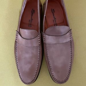 Men Santoni loafers.